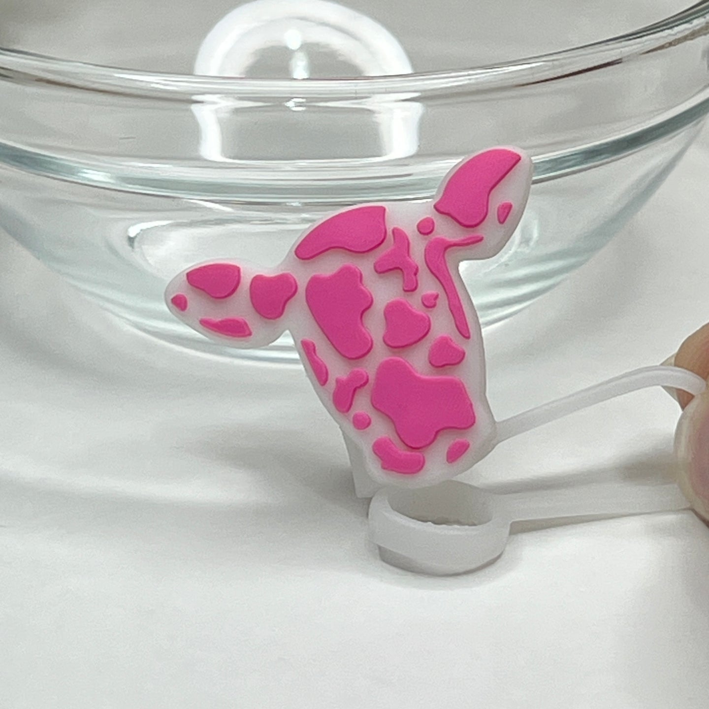 Big Pink Oillie Straw Topper